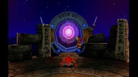 Crash Bandicoot 2: Cortex Strikes Back (PS1): Snow Go- Secret route (Game Walkthrough)