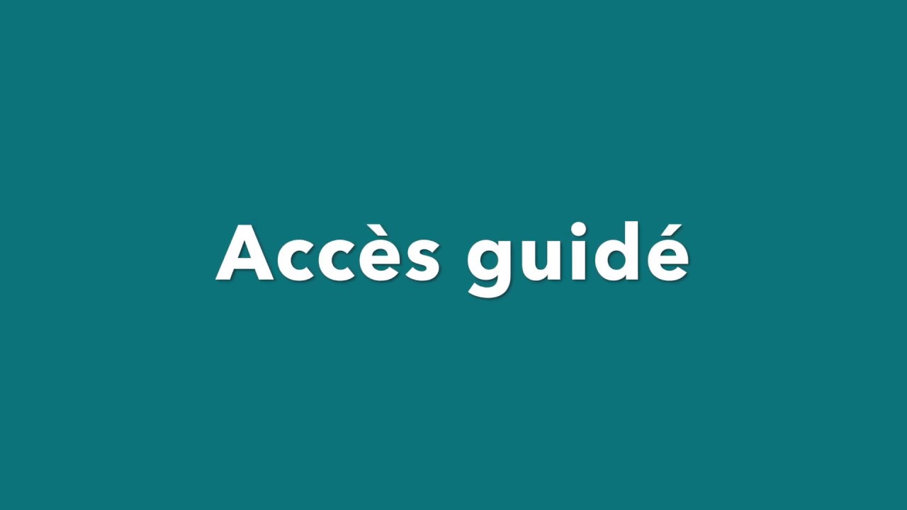 Accessibilité iPad : Accès guidé