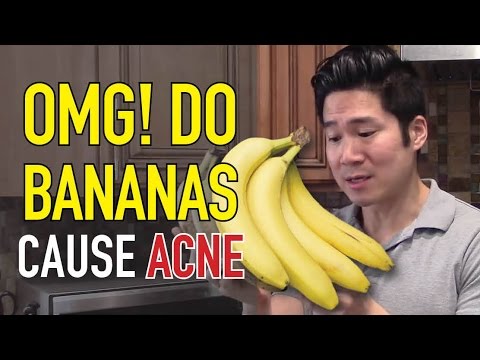 Do bananas cause acne?