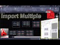 Multiple PDF importing to AutoCAD using LSP