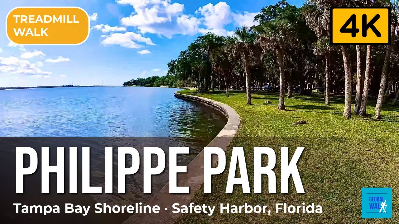 Philippe Park 4K — Tampa Bay Shoreline & Ancient Mound, Safety Harbor