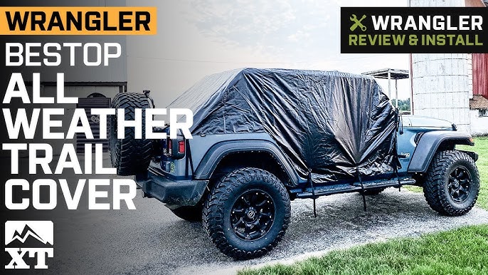 Trail Cover from Bestop with Soft Top or Hardtop installed Jeep Wrangler JK  JL year 07-23 2-doors