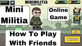 Mini Militia online kaise khele | How to Play Mini Militia online with friends | Best online Game screenshot 5