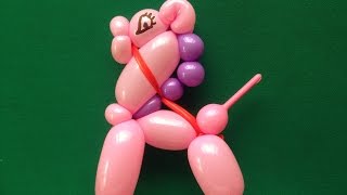 How to make a Balloon My Little Pony Horse - Balloon twisting tutorial