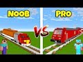 Minecraft NOOB vs. PRO: TRAIN in Minecraft! AVM SHORTS Animation