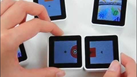 Matchination, only on original Sifteo Cubes
