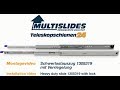 Montagevideo 1305319 Schwerlastauszug mit Verriegelung deutsch englisch
