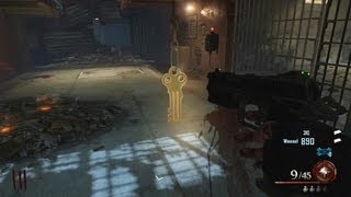 Black Ops 2 Zombies Mob Of The Dead Where to find the Wardens Key Voice Tutorial
