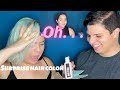 oVertone Daily Conditioner: Surprise hair color!