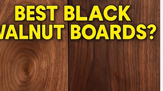 Black Walnut Wood Identifying the Best Boards