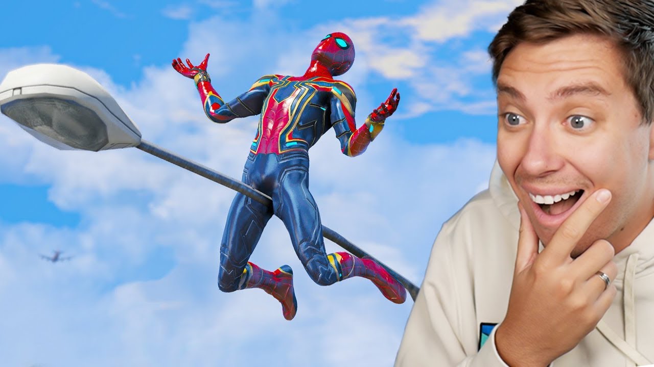 Reacting to Iron Spiderman Ragdolls Compilation