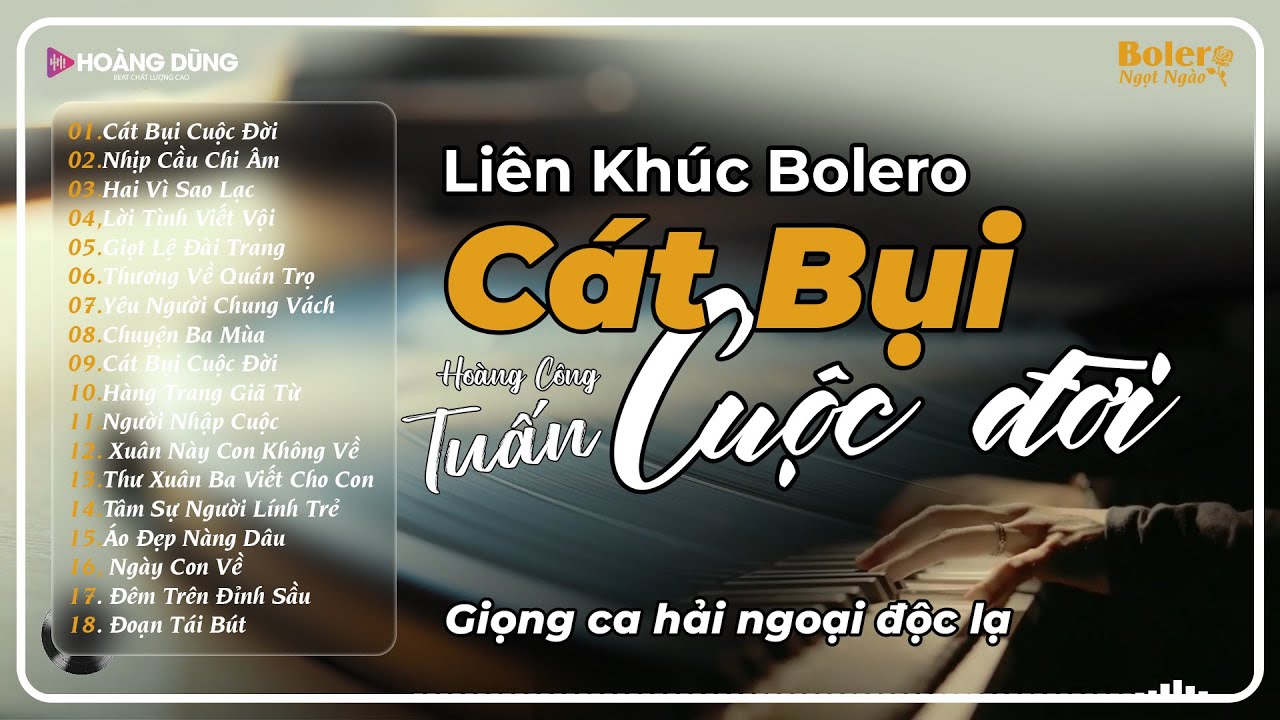 Lk Nhạc Vàng Bolero Hot Nhất 2026 | 15 Ca Khúc BOLERO CÔNG TUẤN ÊM TAI DỄ NGỦ | CÁT BỤI CUỘC ĐỜI