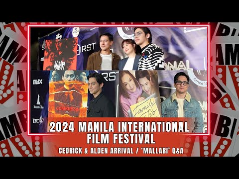 Cedrick Juan And Alden Richards Arrive At 2024 MIFF Screenings + "MALLARI" Cast And Crew Full Q&A