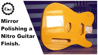 How to polish a nitro guitar finish: Micawber telecaster part 14.