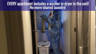 Washer/Dryer In EVERY apartment at The Edge!