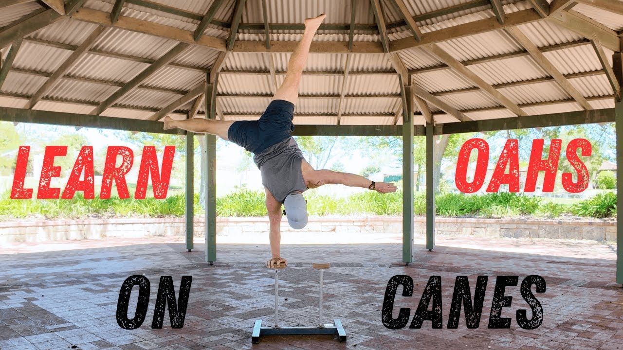 How to Handstand Balance and OAHS on Canes - YouTube