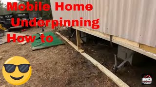 Mobile Home Underpinning