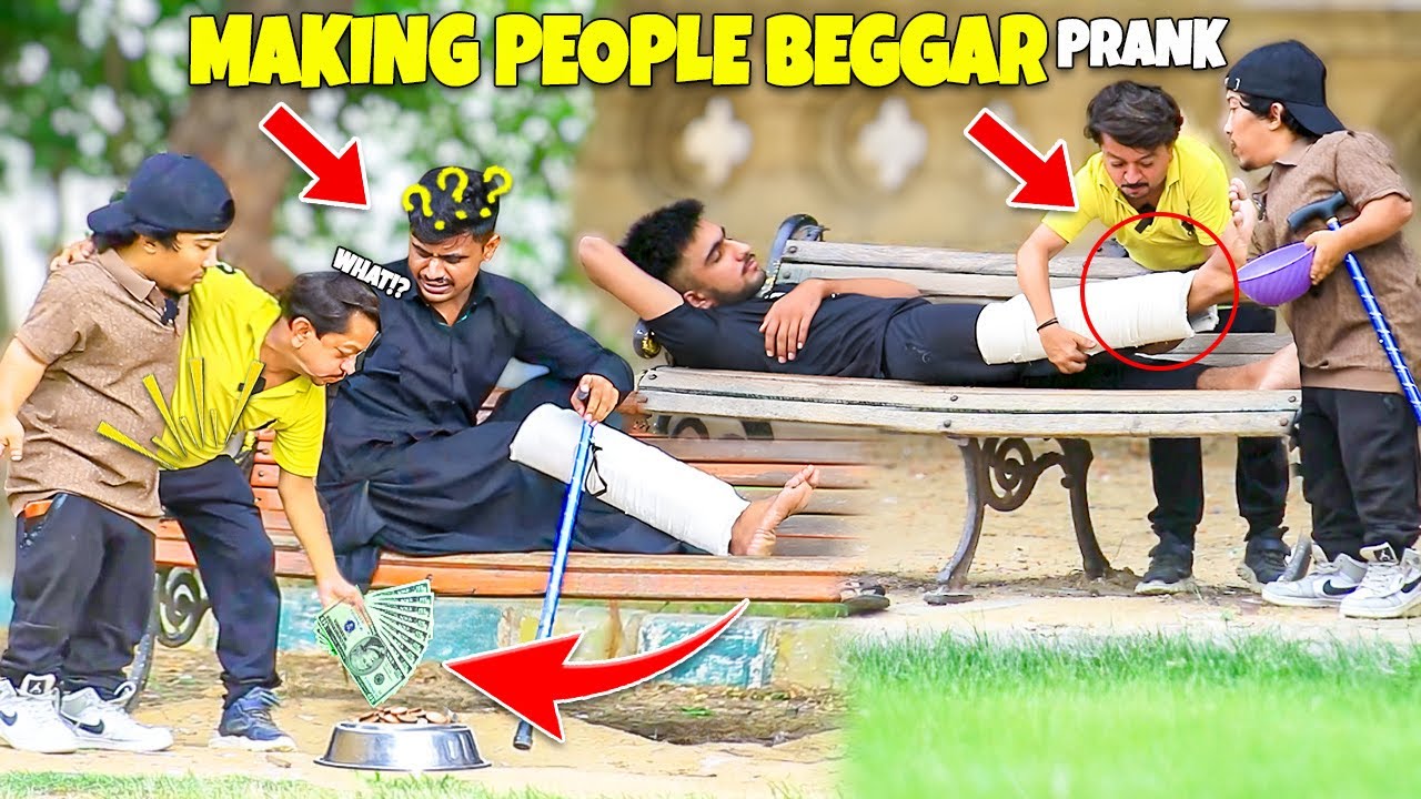 Making Beggar Prank With Twist - Funny Reactions - | 