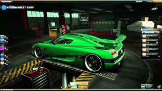 NFS World Offline - Koenigsegg Agera - Customization & Sprint Race
