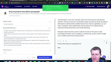 Jasper.ai How to Write Amazon Product Description Paragraphs with Jasper.ai