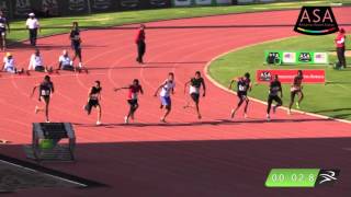 SA Champs 2016 - Boys u/16 100m