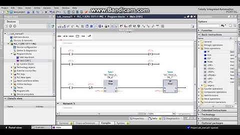 Ladder Logic Program for VFD   SINAMIC G120C Control using Siemens S7 1500