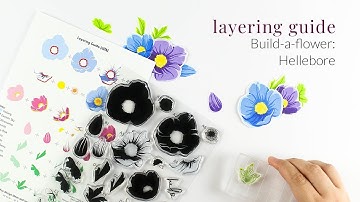 Popular Altenew Floral Layering Stamps Tutorial - Need help using them? Click here to see how!