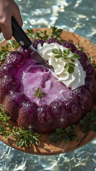 🍈 Passion Fruit Jelly Cake with Buttercream | Midnight Cake Atelier 🍈 #cake #dessert #bakingtips