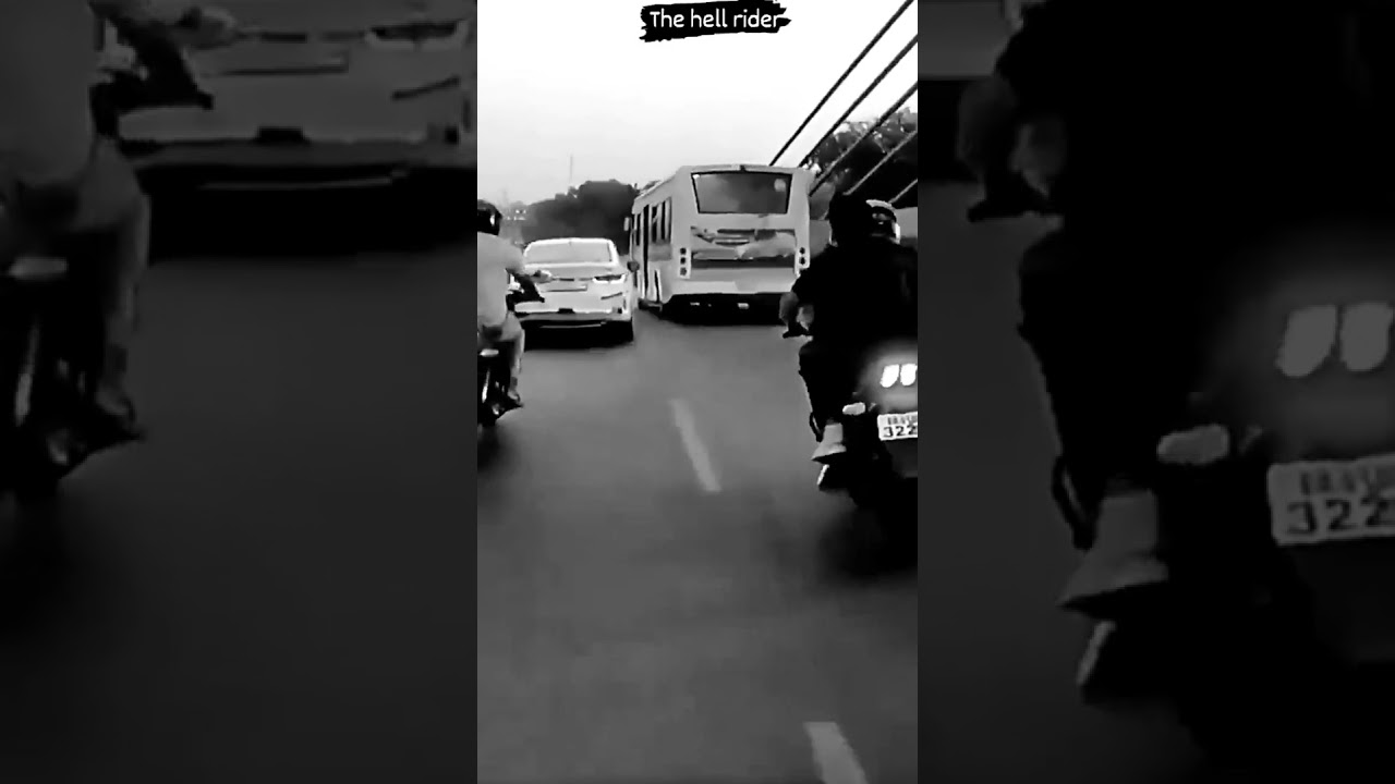 The hall rider 🔥 riding on traffic road 😈 what's app status 🔥 