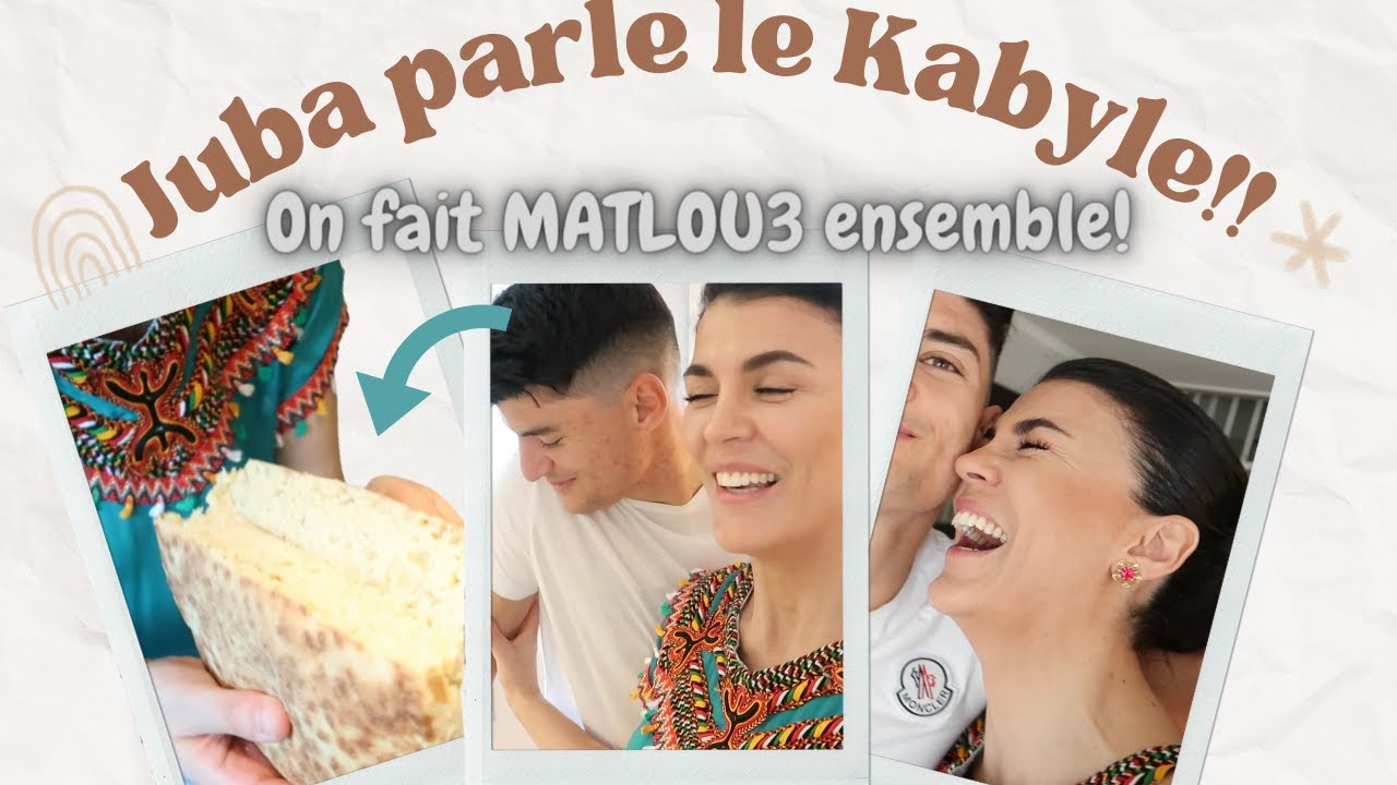 Mon fils apprend à faire matlou3 pour Ramadan🤩. Il parle kabyle avec moi 😂 MDR