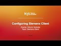 Configuring Siemens Client