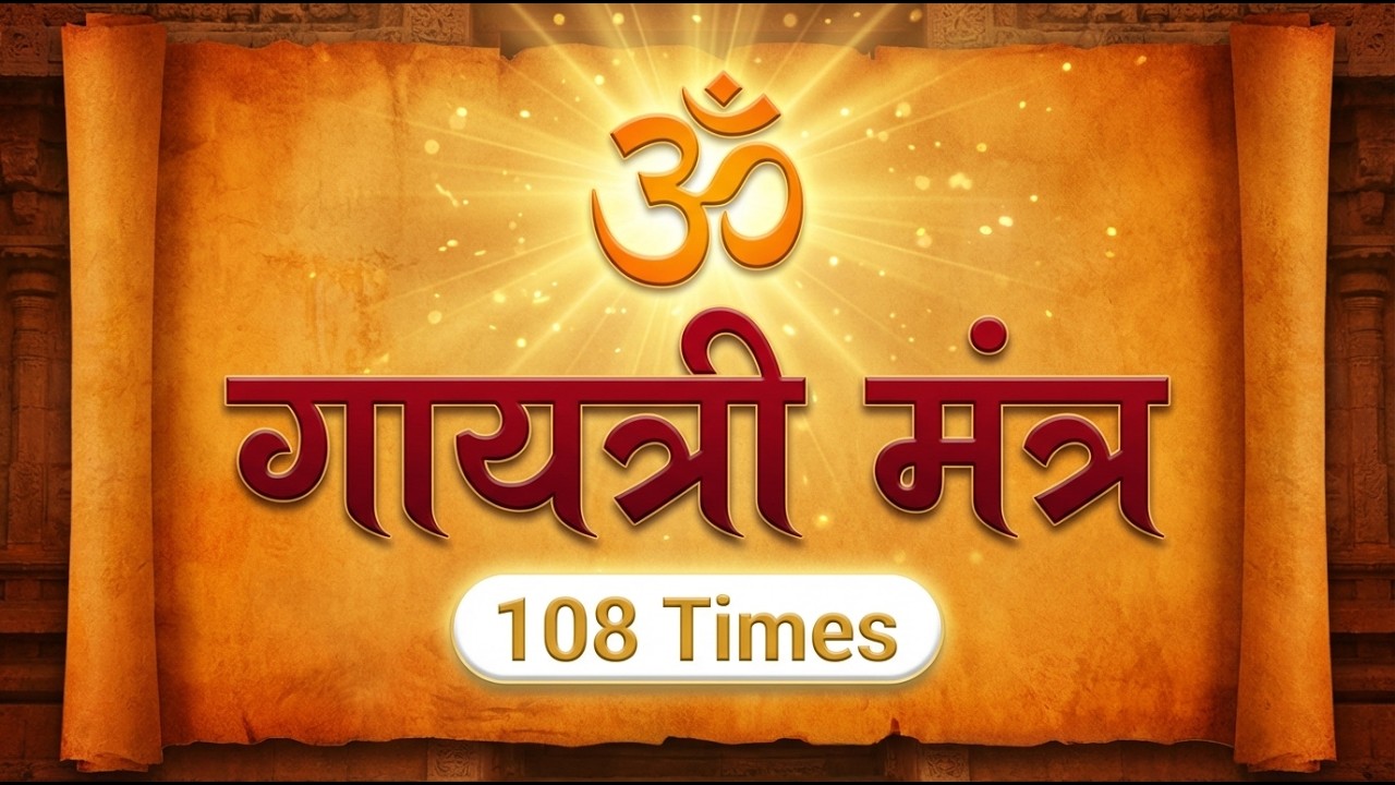 ✨ Gayatri Mantra 108 Times — The Ultimate Positive Energy Secret I 💫 108 Chants for Mind