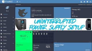 FreeNAS 11.2 - How to set up Uninterrupted Power Supply #UPS on #FreeNAS 11.2R
