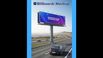 Billboards Mockup - Place your banners design to the billboard. @learngraphicss