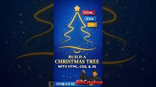 Merry Christmas with Code! 🎅 HTML CSS Christmas Tree #programming #shorts