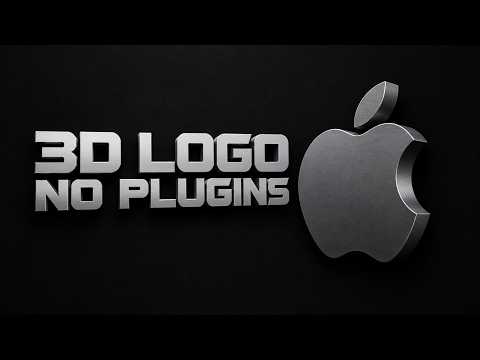 3D Rotating Logo Animation Tutorial in After Effects | No Plugins | Extrude Logo PNG
