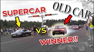 MOST INCREDIBLE Car Race! Supercar vs Old Car 2019