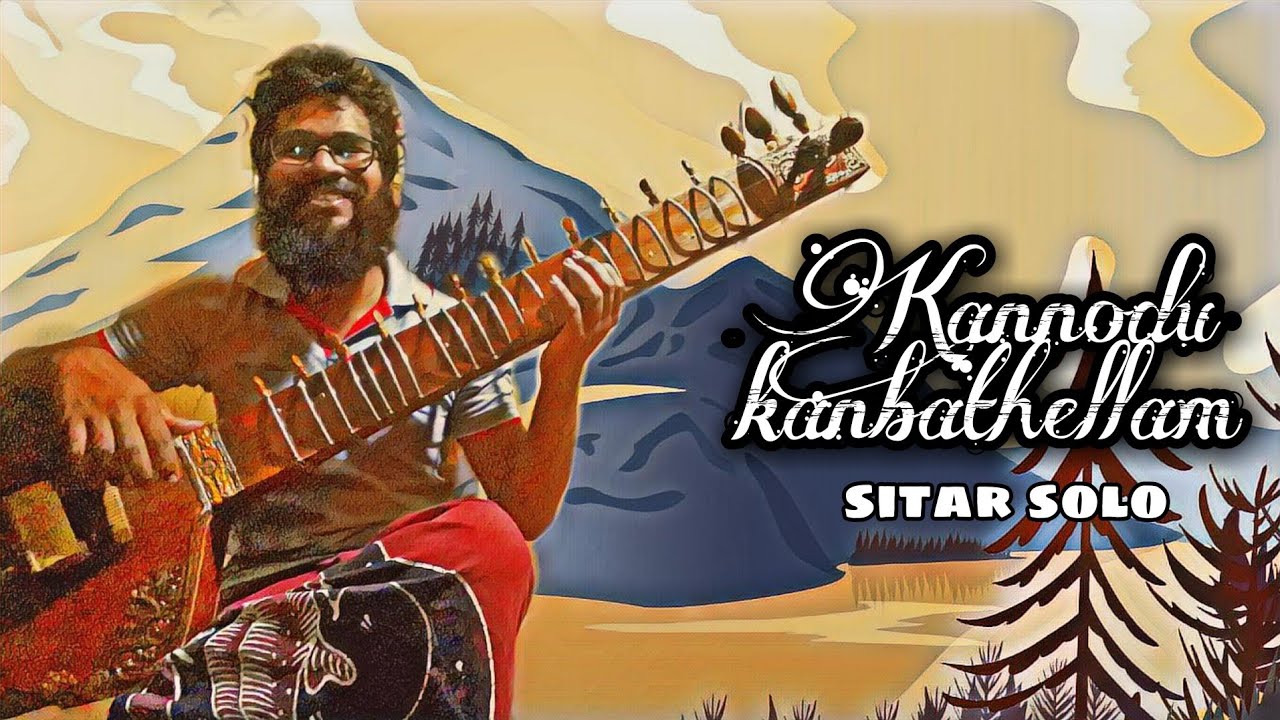 Kannodu kanbathellam instrumental solo homemade sitar YouTube