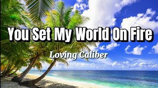 You Set My World On Fire – Loving Caliber |  Lyrics Video | Mellow Lyrics