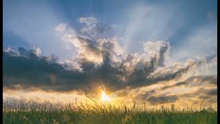 Tranquil Retreat: Gazing from Atop a Rural Hill and Listening to the Cascade's Whisper