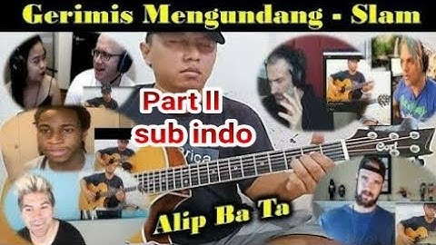 Alip ba ta reaction gerimis mengundang ( sub indo )