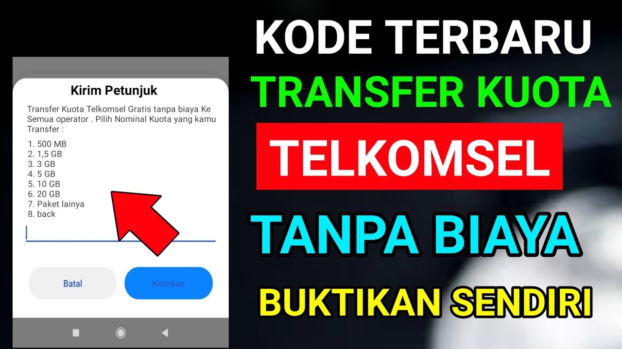 3 cara transfer kuota telkomsel cara transfer kuota