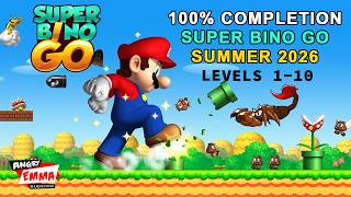 100% Complete: Super Bino Go (Levels 1-10) Summer 2026