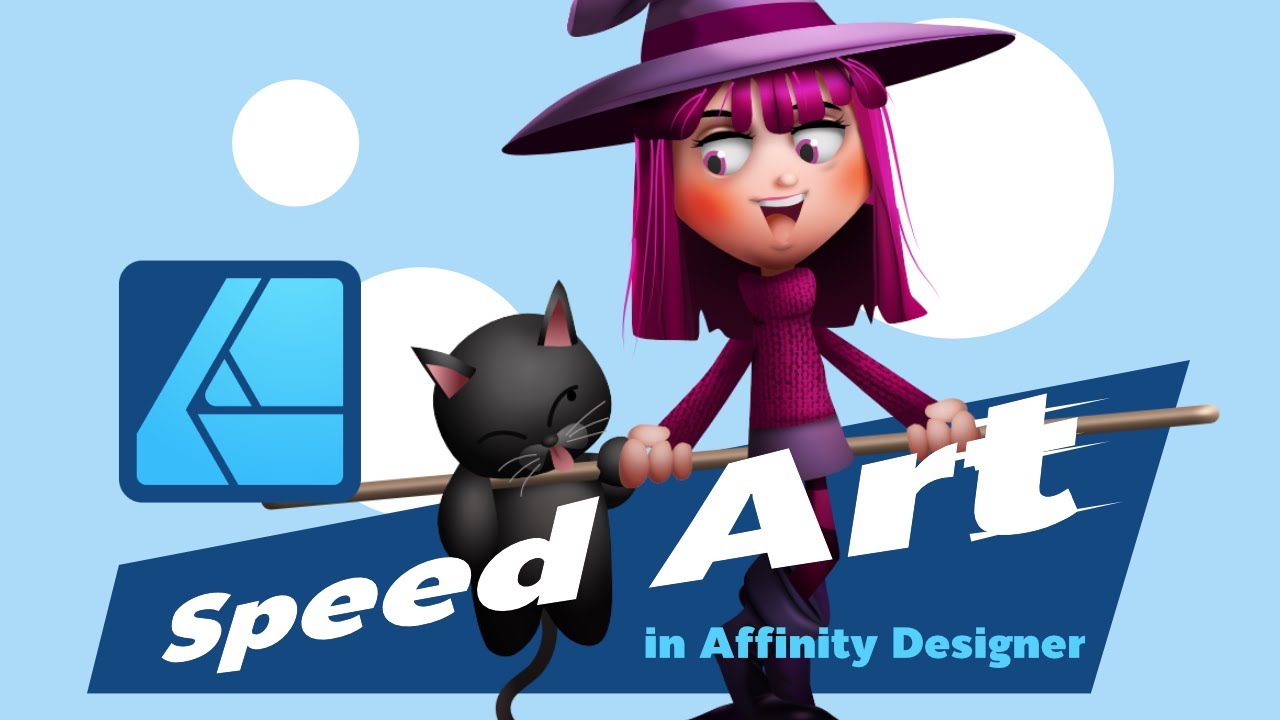 Affinity Designer : Speed Art. - YouTube