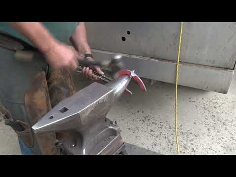 Shaping Shoes on the Anvil Horn