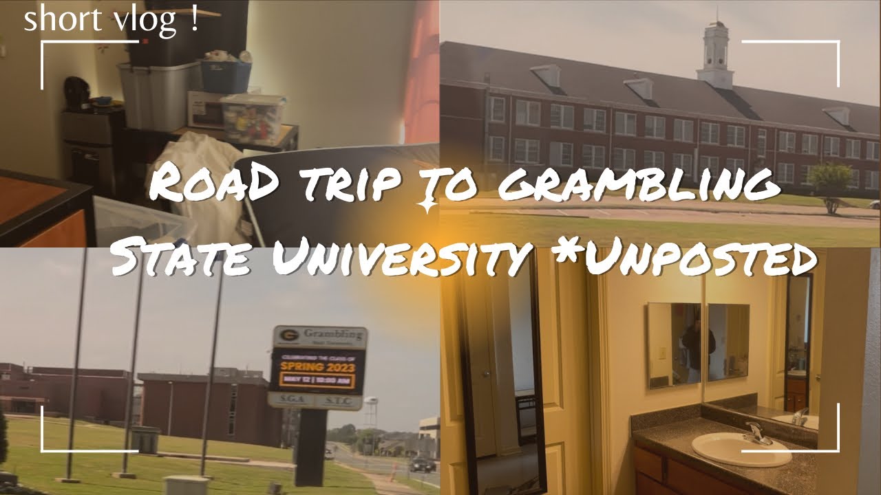 Road trip to Grambling State University Helping sister move out dorm