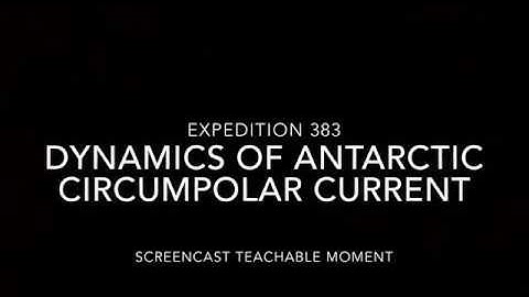 JOIDES Resolution Expedition 383