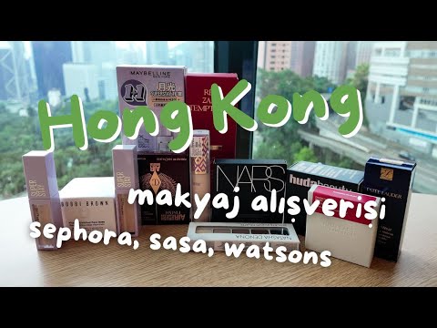 hong kong makeup haul | sephora | sasa | watsons | new natasha denona palette
