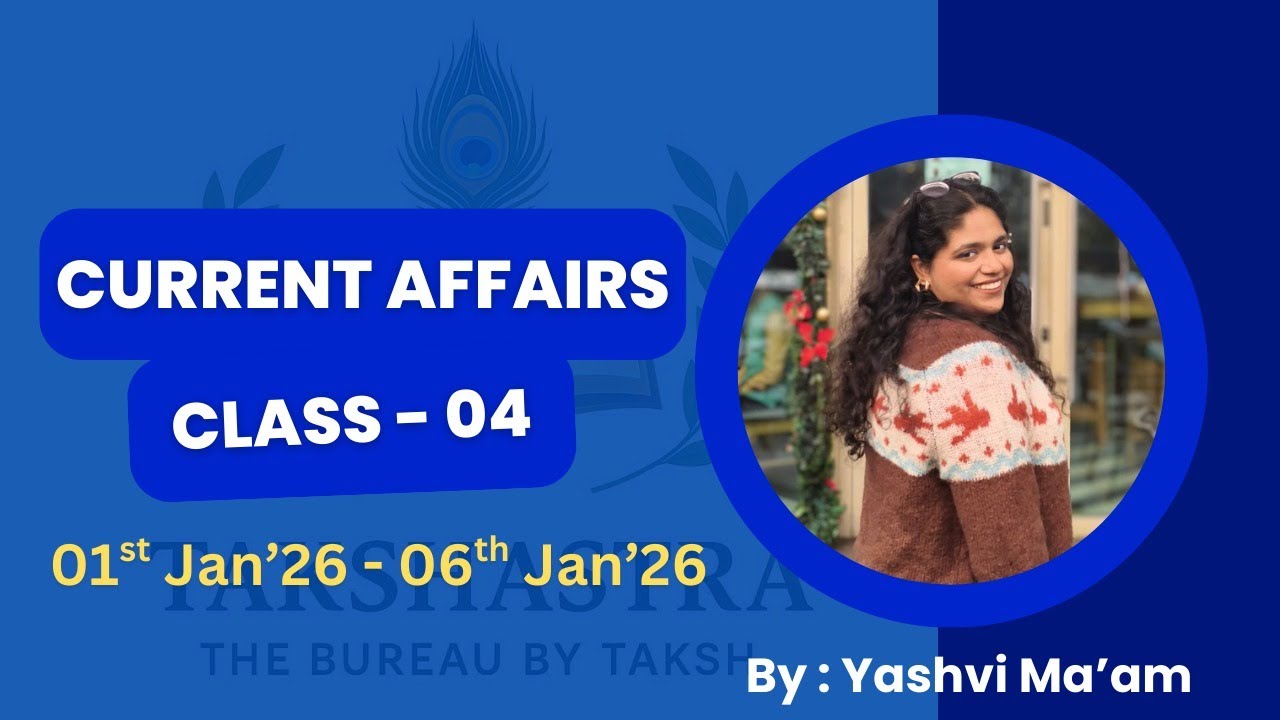 🔥 The Week That Matters | UPSC Current Affairs LIVE (01–06 January 2026) | FREE UPSC CLASS 20