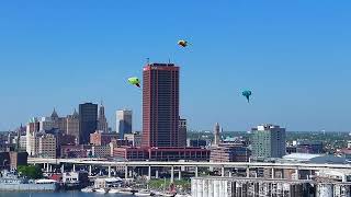 James Emmanuele and His High Flying Kites over Buffalo, N.Y.